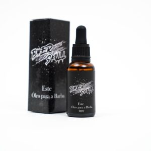 West Beard Oil bottle by Biker Skull - premium beard care product for hydration and nourishment